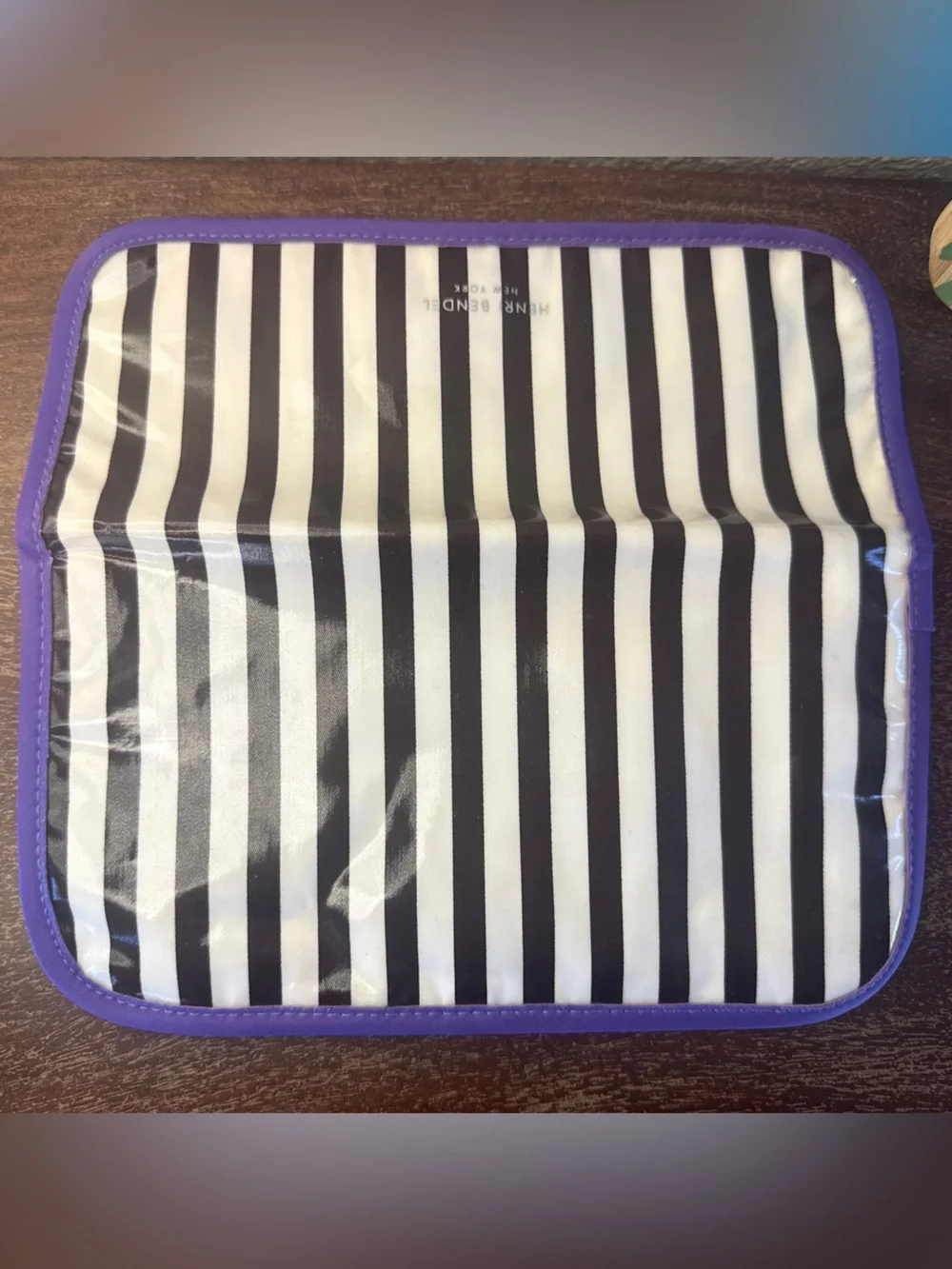 Henri Bendel Mini Flat Iron Case / Makeup Bag Pouch